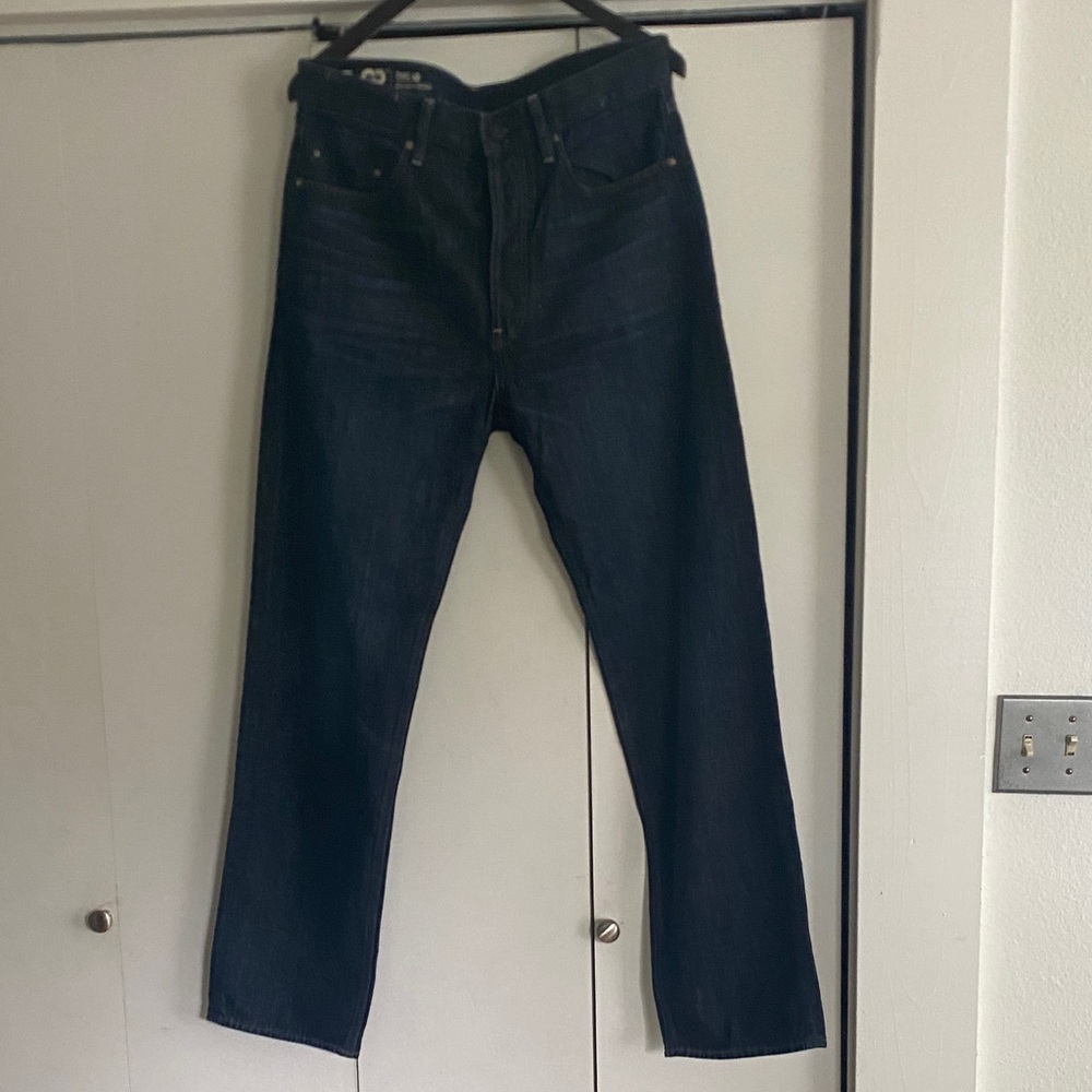 G-Star  RAW Men's Indigo Straight Jeans